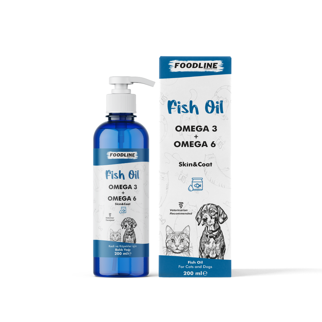 1 Foodline Fish Oil 200 Ml - Omega 3 ve 6 İçerikli Balık Yağı - Görsel 1