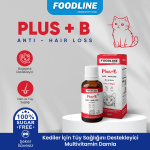 Foodline Kediler için Plus +B Damla 50ml - Tüy Sağlığını Destekleyici Biotinli Multivitamin - Görsel 4