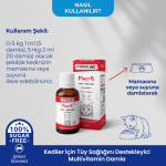Foodline Kediler için Plus +B Damla 50ml - Tüy Sağlığını Destekleyici Biotinli Multivitamin - Görsel 6