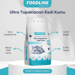 Foodline Marsilya Sabunu Kokulu İnce Taneli Bentonit Topaklanan Kedi Kumu 10 Lt - Görsel 4