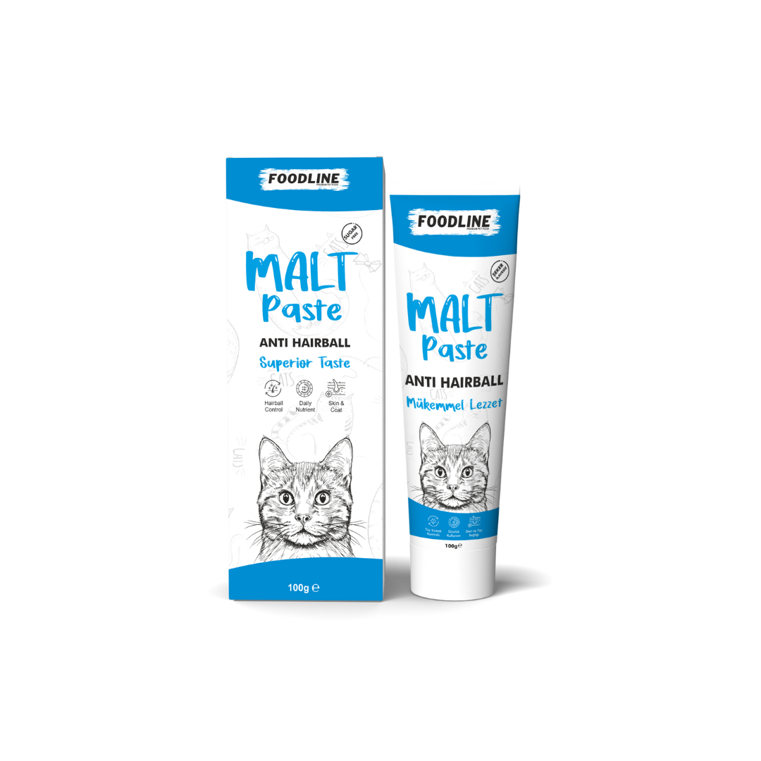 30 Foodline Anti-Hairball Malt Macun 100gr - Tüy Yumağı Önleyici - Görsel 1