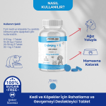 Foodline Calming +S 75 Tablet - Kedi ve Köpekler için Rahatlama ve Gevşemeyi Destekleyici - Görsel 6