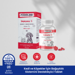 Foodline Immune +C 75 Tablet - Kedi ve Köpekler için Bağışıklık Sistemini Destekleyici - Görsel 4
